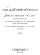 Und ich wandte mich um, Op. 55a Vocal Solo & Collections sheet music cover